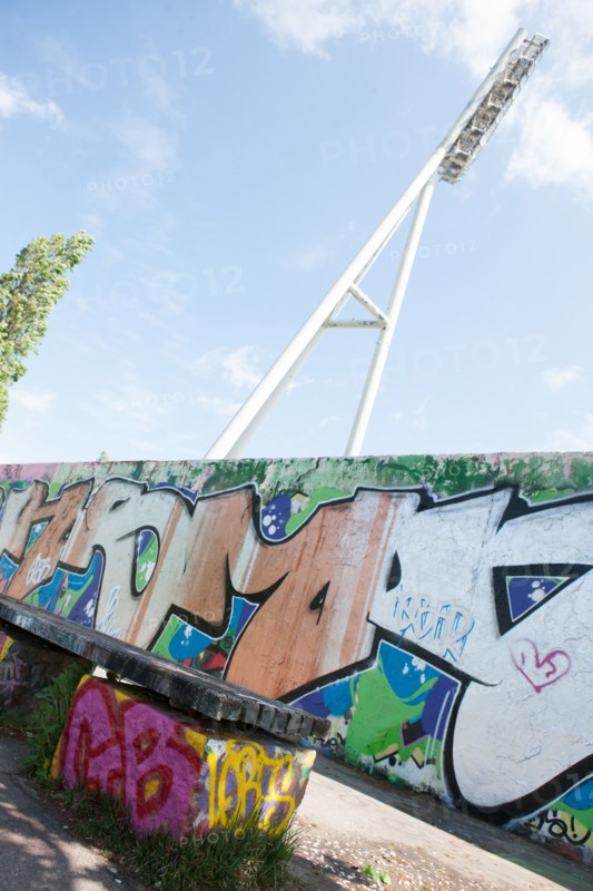 Allemagne (Germany), Berlin, Prenzlauer Berg, Mauer Park, vestiges du Mur de Berlin, jardin public,