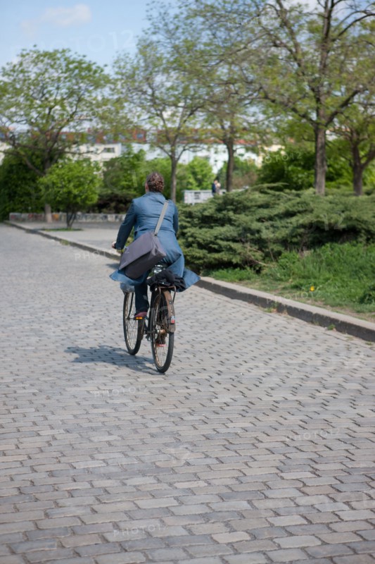 Allemagne (Germany), Berlin, Prenzlauer Berg, Mauer Park, vestiges du Mur de Berlin, jardin public,