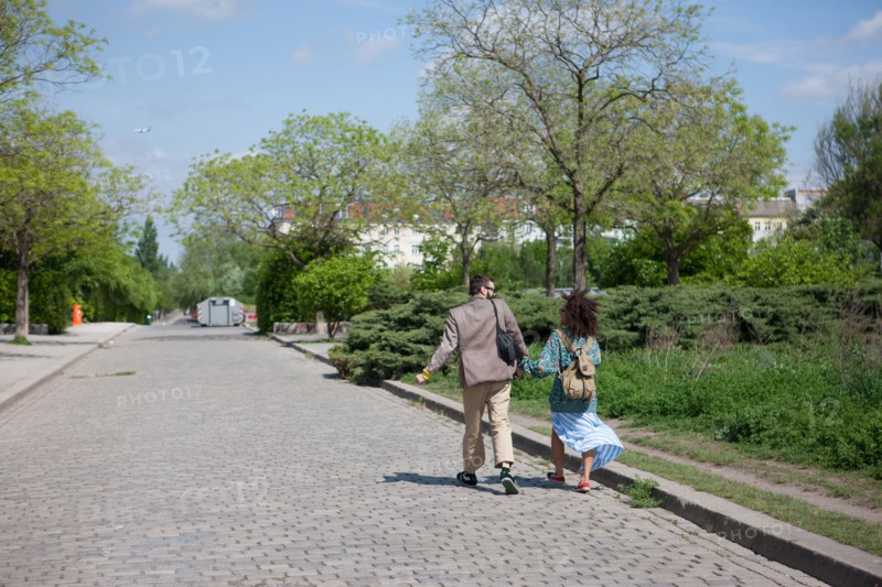 Allemagne (Germany), Berlin, Prenzlauer Berg, Mauer Park, vestiges du Mur de Berlin, jardin public,