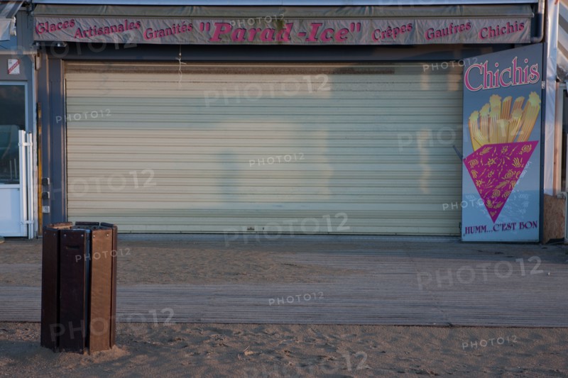 France, region Basse Normandie, Calvados, Cote fleurie, Trouville-sur-Mer, plage,