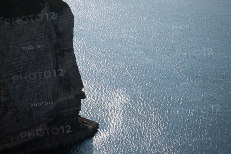 France, region Haute Normandie, Seine Maritime, pays des hautes falaises, Etretat, falaise d'aval,