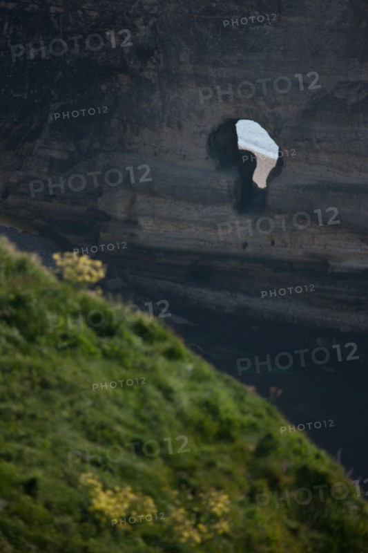 France, region Haute Normandie, Seine Maritime, pays des hautes falaises, Etretat, falaise d'aval,