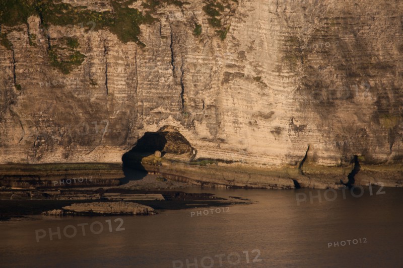 France, region Haute Normandie, Seine Maritime, pays des hautes falaises, Etretat, falaise d'aval,