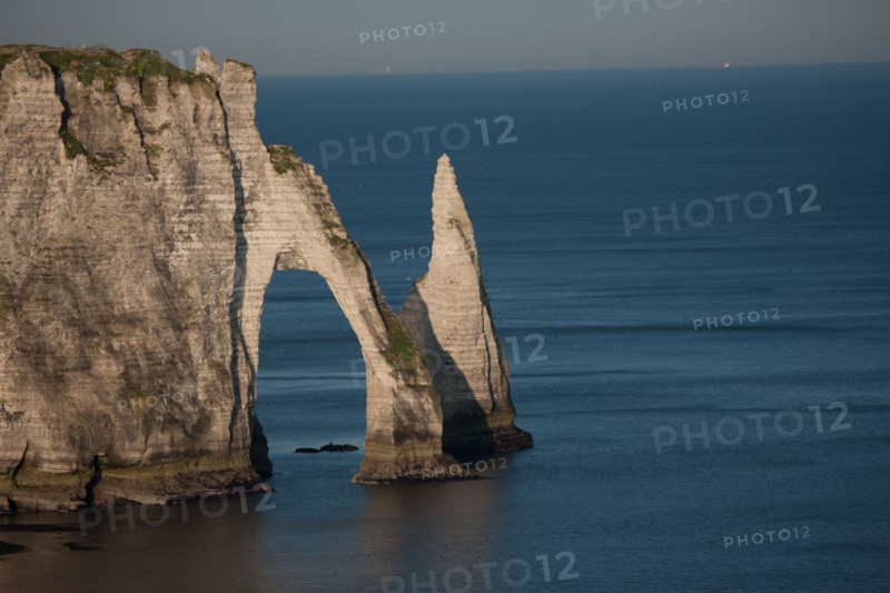 France, region Haute Normandie, Seine Maritime, pays des hautes falaises, Etretat, falaise d'aval,