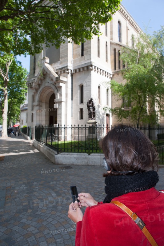 France, Ile de France, Hauts-de-Seine, ville de Clichy-la-Garenne, eglise Saint Vincent de Paul, audioguide,
Mention obligatoire : CRT PIdF