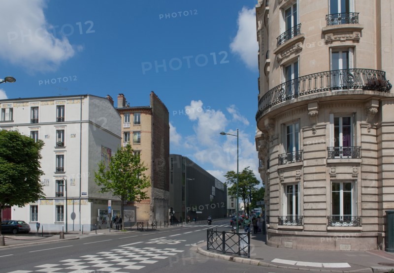 France, Ile de France, Hauts-de-Seine, ville de Clichy-la-Garenne, allee Leon Gambetta, terre plein central
Copyright notice: CRT PIdF