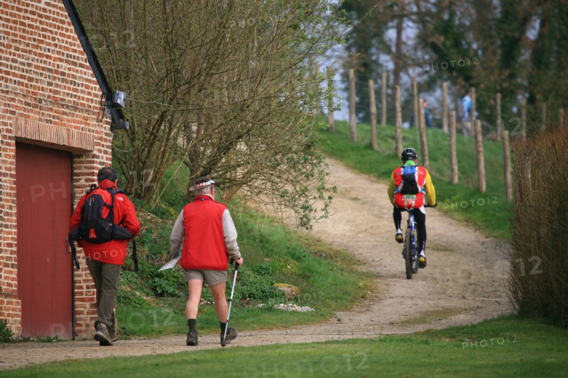 France, Haute Normandie, Seine Maritime, Abbaye du Valasse, journee des sports, randonnee, equitation, attelage et vtt, 30 mars 2014,