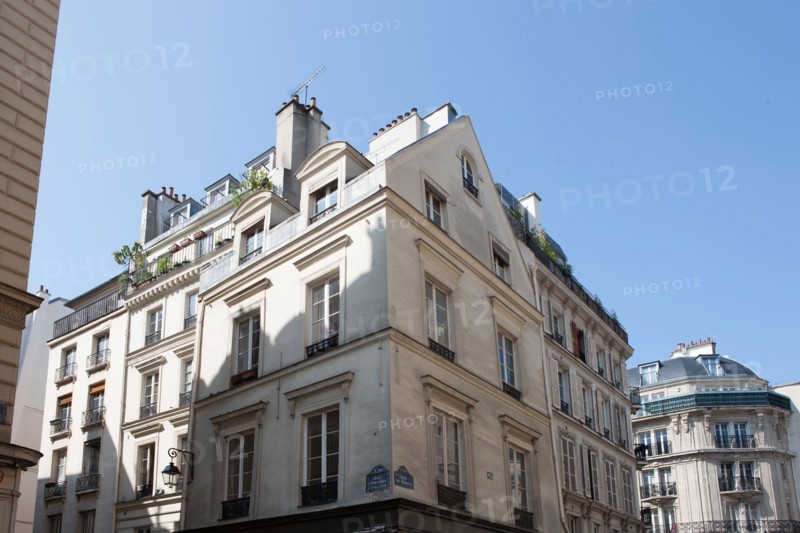 France, Ile de France, Paris 4e arrondissement, 61 rue du Temple, ancienne maison ayant servi de synagogue sous Napoleon 1er,