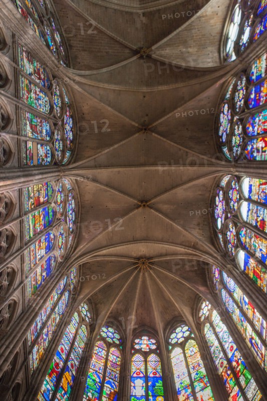 France, Ile de France, Seine Saint Denis, basilique de Saint-Denis, necropole des rois de France, choeur,