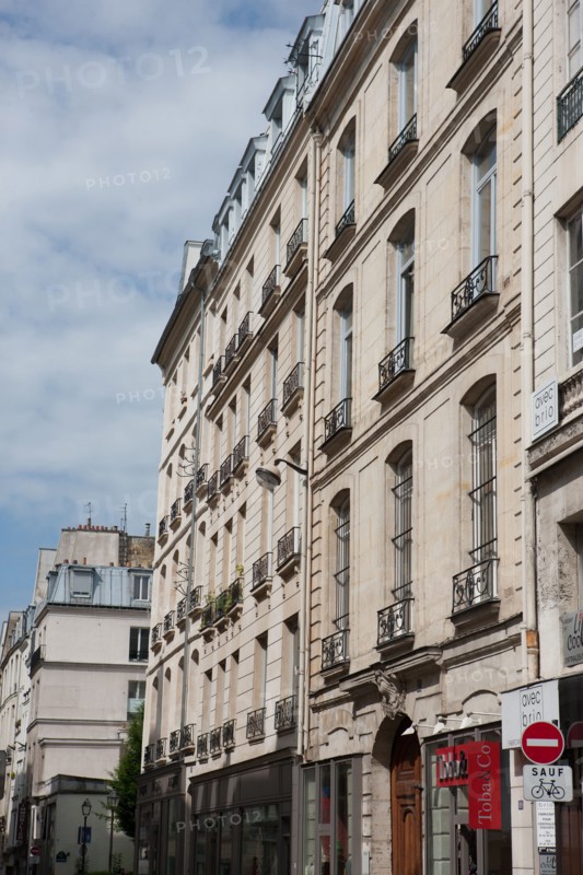 France, Ile de France, Paris, 2e arrondissement, rue d'Aboukir, quartier du Sentier,