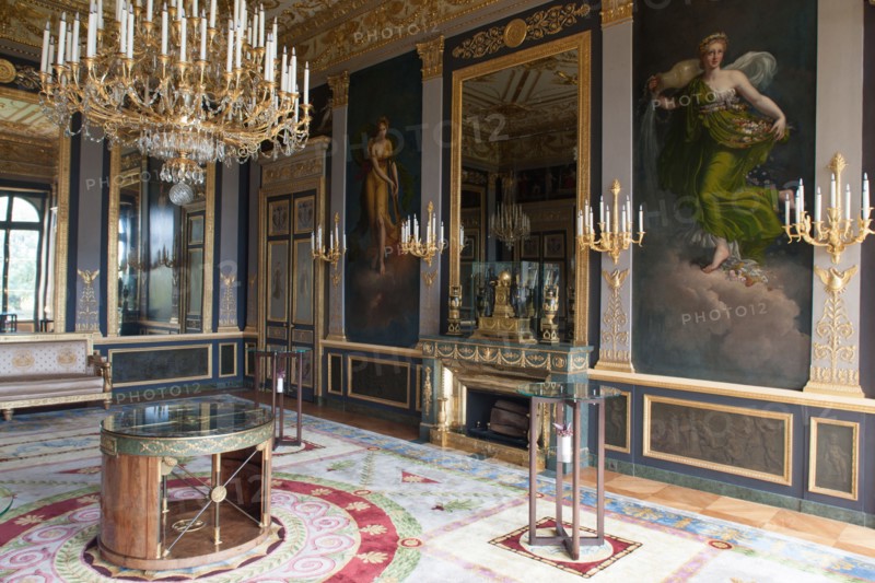 France, Ile de France, Paris 7e arrondissement, 78 rue de Lille, Hotel de Beauharnais, residence de l'ambassadeur d'Allemagne, hotel particulier, salon des quatre saisons,