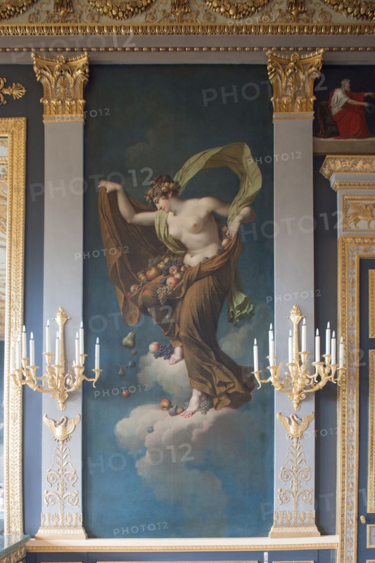 France, Ile de France, Paris 7e arrondissement, 78 rue de Lille, Hotel de Beauharnais, residence de l'ambassadeur d'Allemagne, hotel particulier, salon des quatre saisons,