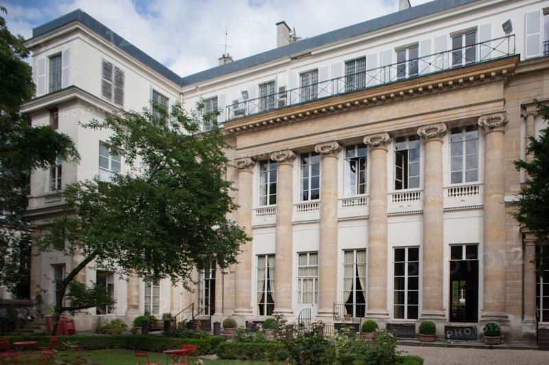 France, Ile de France, Paris 7e arrondissement, 73 rue de Grenelle, Hotel de Gallifet, Centre Culturel Italien, facade sur jardin,