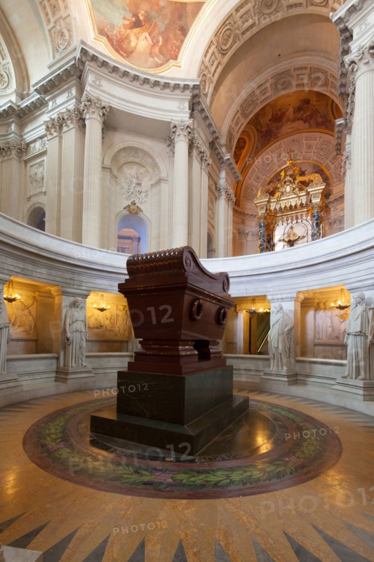 France, Ile de France, Paris 7e arrondissement, Dome des Invalides, tombeau de Napoleon 1er, sepulture