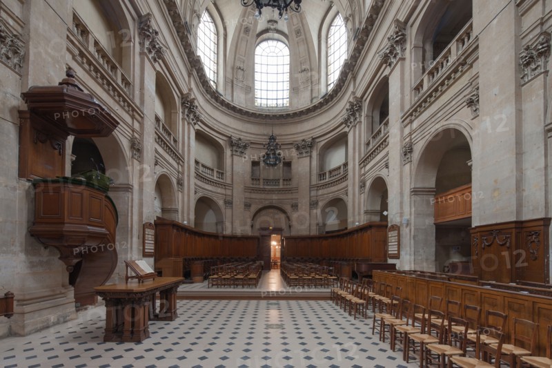 France, Ile de France, Paris 1er arrondissement, 145 rue Saint-Honore, temple de l'Oratoire du Louvre, protestantisme