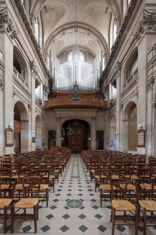 France, Ile de France, Paris 1er arrondissement, 145 rue Saint-Honore, temple de l'Oratoire du Louvre, protestantisme