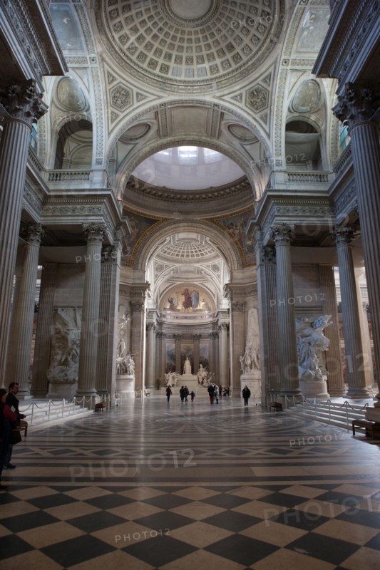 France, Ile de France, Paris 5e arrondissement, place du Pantheon, Pantheon,