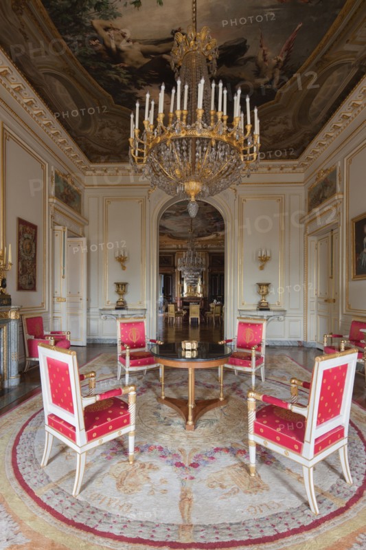 France, Ile de France, Paris 7e arrondissement, Hotel de Salm, rue de Lille, Grande Chancellerie de la Legion d'Honneur, Palais de la Legion d'Honneur, Musee, architecte Pierre Rousseau, salon de l'Aurore,