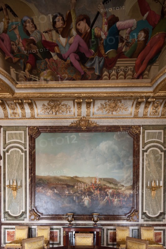 France, Ile de France, Paris 7e arrondissement, Hotel de Salm, rue de Lille, Grande Chancellerie de la Legion d'Honneur, Palais de la Legion d'Honneur, Musee, architecte Pierre Rousseau, grande salle a manger,