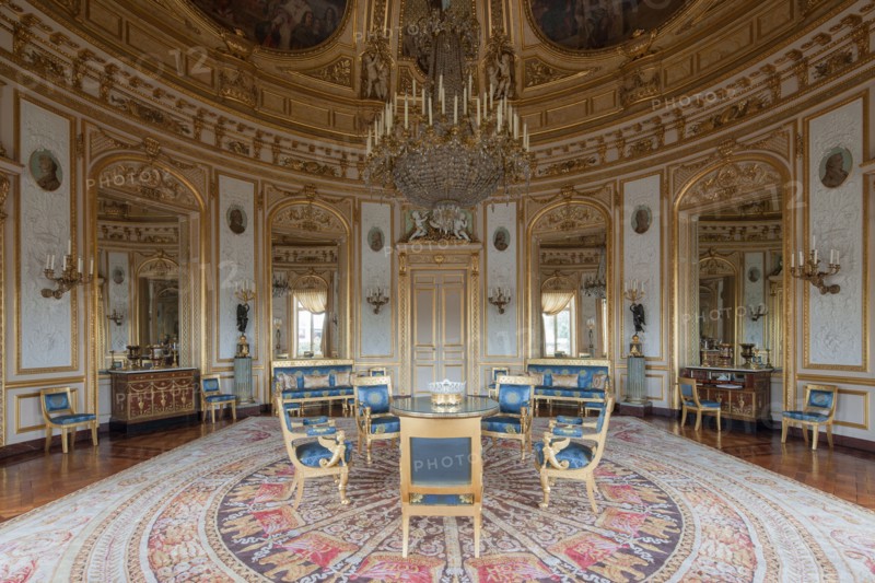 France, Ile de France, Paris 7e arrondissement, Hotel de Salm, rue de Lille, Grande Chancellerie de la Legion d'Honneur, Palais de la Legion d'Honneur, Musee, architecte Pierre Rousseau, salon de la Rotonde