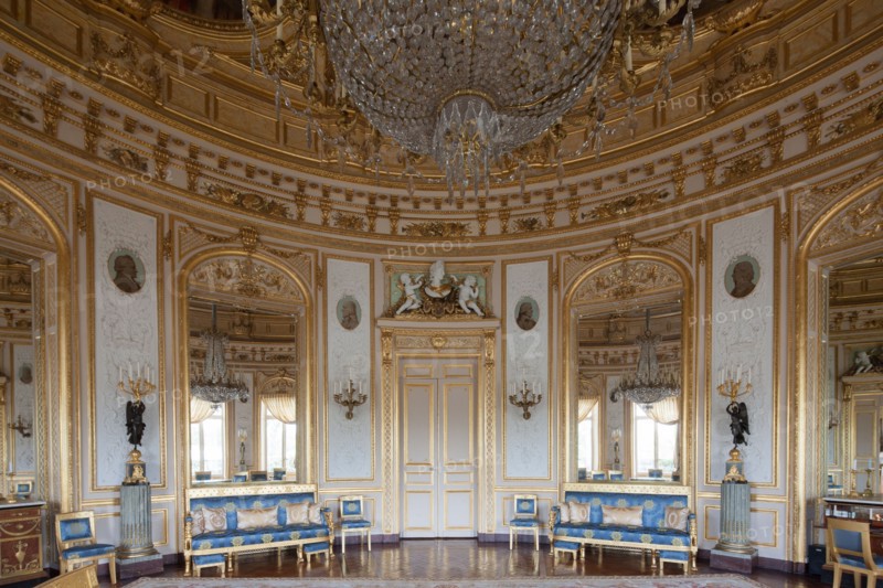 France, Ile de France, Paris 7e arrondissement, Hotel de Salm, rue de Lille, Grande Chancellerie de la Legion d'Honneur, Palais de la Legion d'Honneur, Musee, architecte Pierre Rousseau, salon de la Rotonde