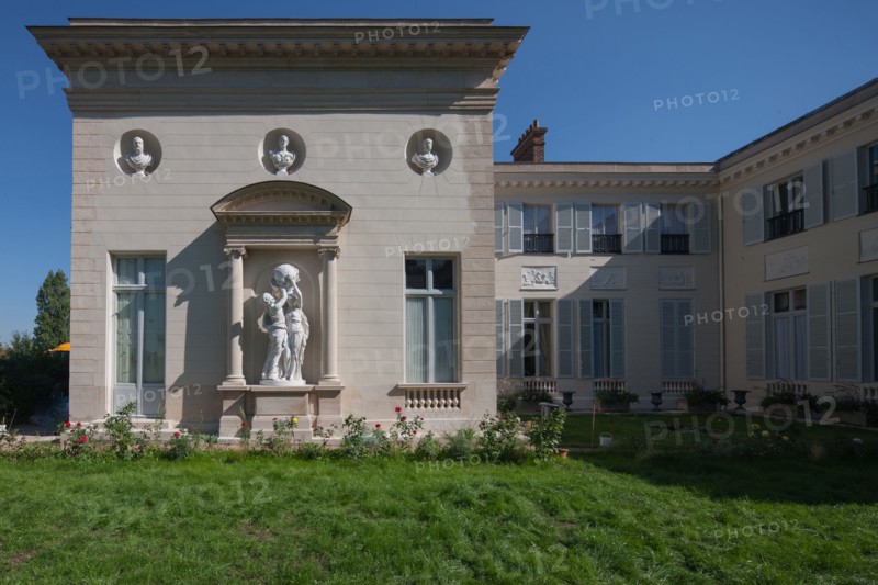 France, Ile de France, Paris 7e arrondissement, Hotel de Salm, rue de Lille, Grande Chancellerie de la Legion d'Honneur, Palais de la Legion d'Honneur, Musee, architecte Pierre Rousseau, sculpture,