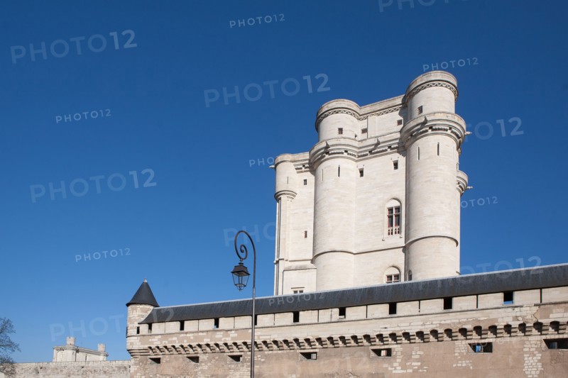 France, Ile de France, Val de Marne, Vincennes, chateau de Vincennes, monument historique, donjon,
