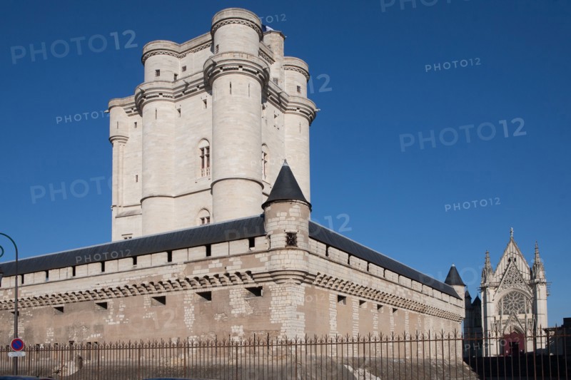 France, Ile de France, Val de Marne, Vincennes, chateau de Vincennes, monument historique, donjon,