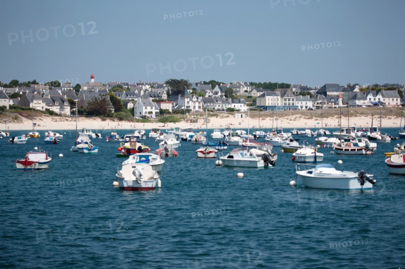 France, région Bretagne, Brittany, Finistère, Cap Sizun, Audierne-Esquibien, plage et club de plongée