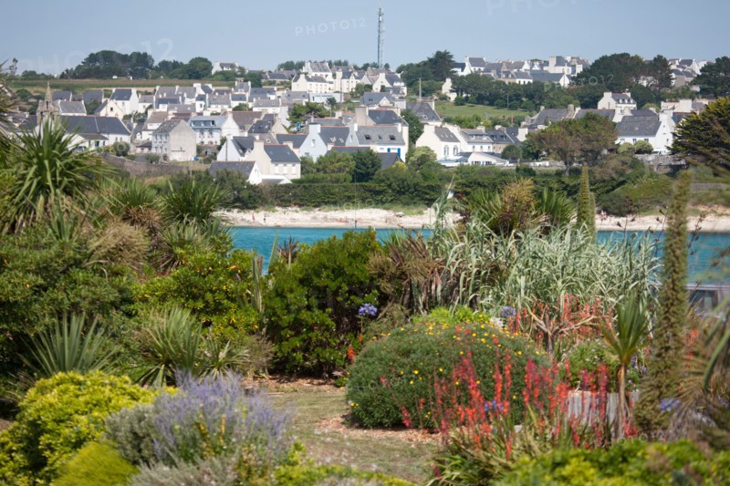 France, région Bretagne, Brittany, Finistère, Cap Sizun, Audierne, vue sur Plouhinec.