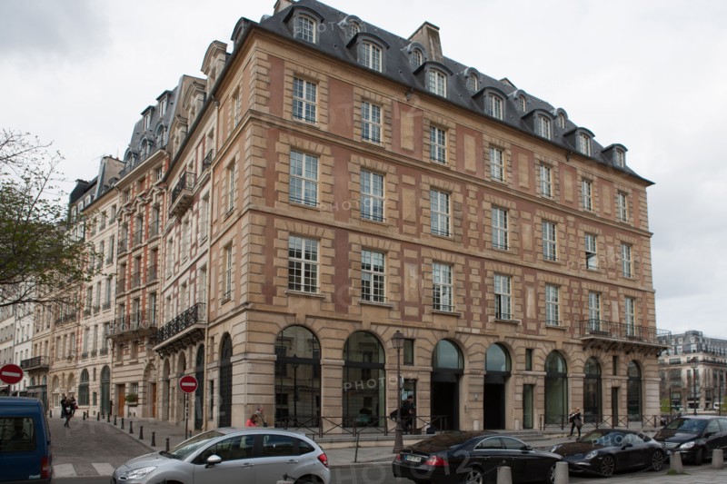 France, Région Ile de France, Paris 1er arrondissement, Ile de la Cité, Quai de l'Horloge, Place Dauphine, immeubles,