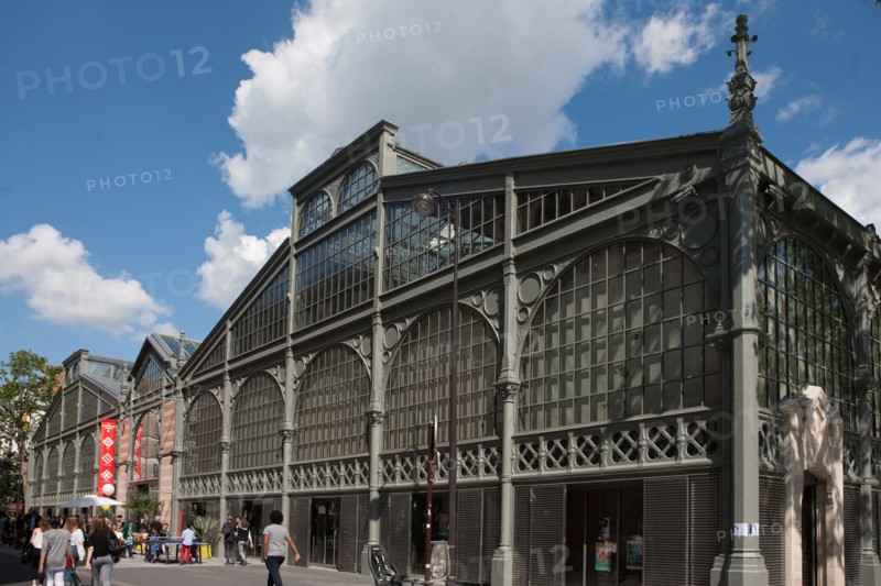 France, Région Ile de France, Paris 3e arrondissement, le Marais, Marché du Carreau du Temple,