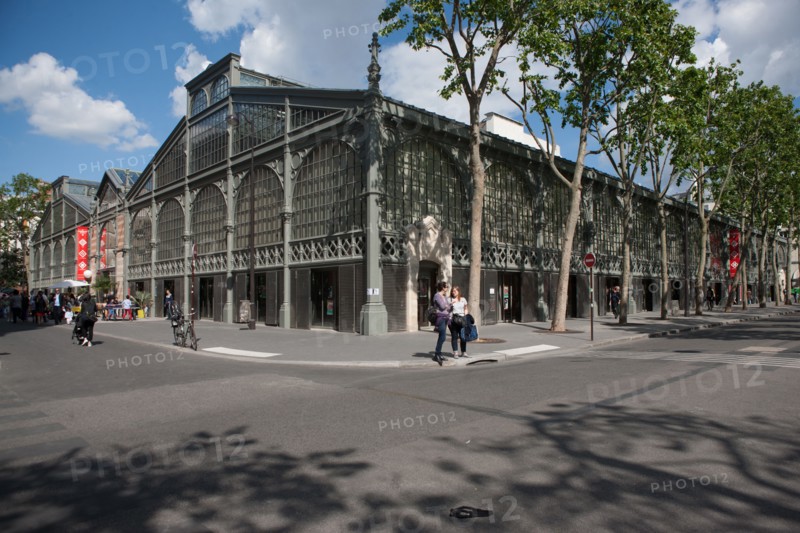 France, Région Ile de France, Paris 3e arrondissement, le Marais, Marché du Carreau du Temple,
