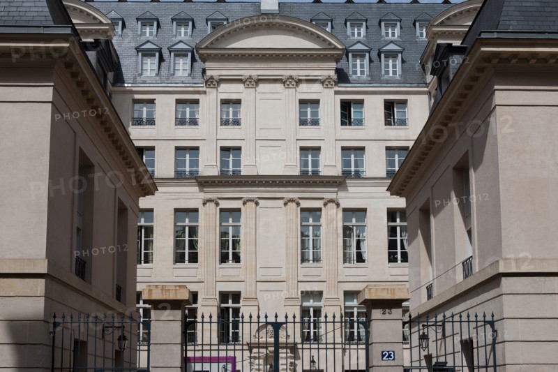 France, Région Ile de France, Paris 4e arrondissement, le Marais, Rue de Turenne, immeuble