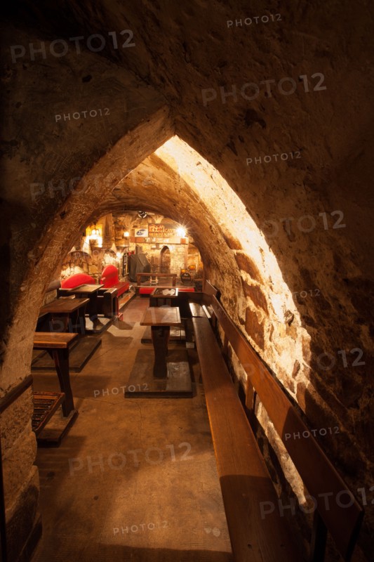 France, Région Ile de France, Paris 5e arrondissement, Rue de la Huchette, Caveau de la Huchette, caves, jazz club,
