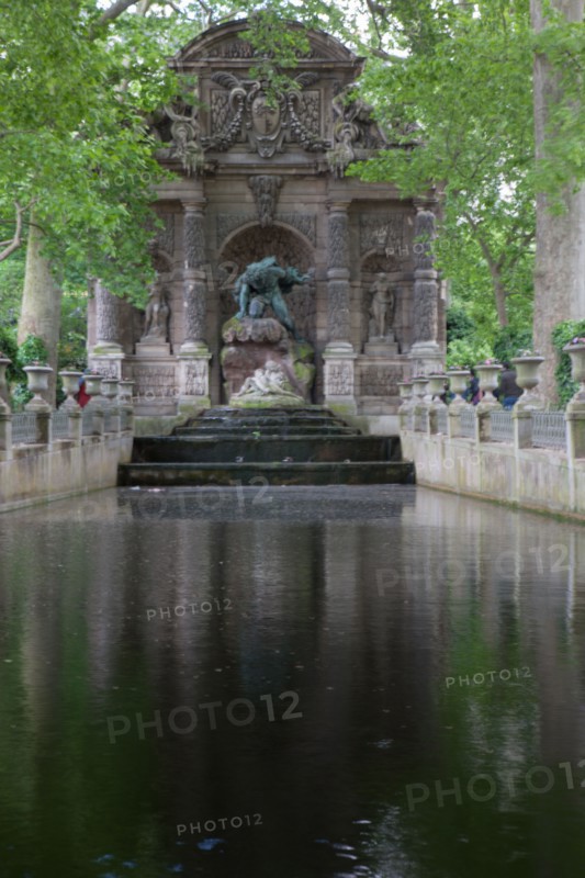 France, Région Ile de France, Paris 6e arrondissement, Jardin du Luxembourg, fontaine Médicis,