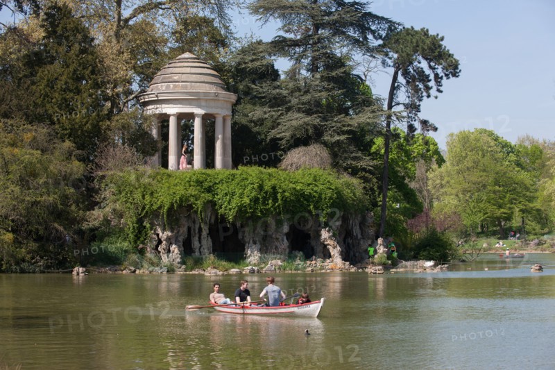 France, Région Ile de France, Paris 12e arrondissement, Bois de Vincennes, Lac Daumesnil, temple, fabrique,