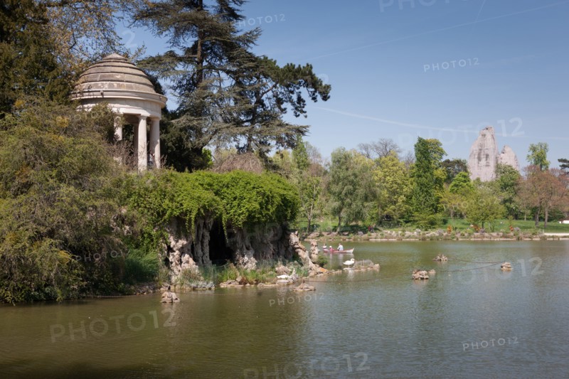 France, Région Ile de France, Paris 12e arrondissement, Bois de Vincennes, Lac Daumesnil, temple, fabrique,