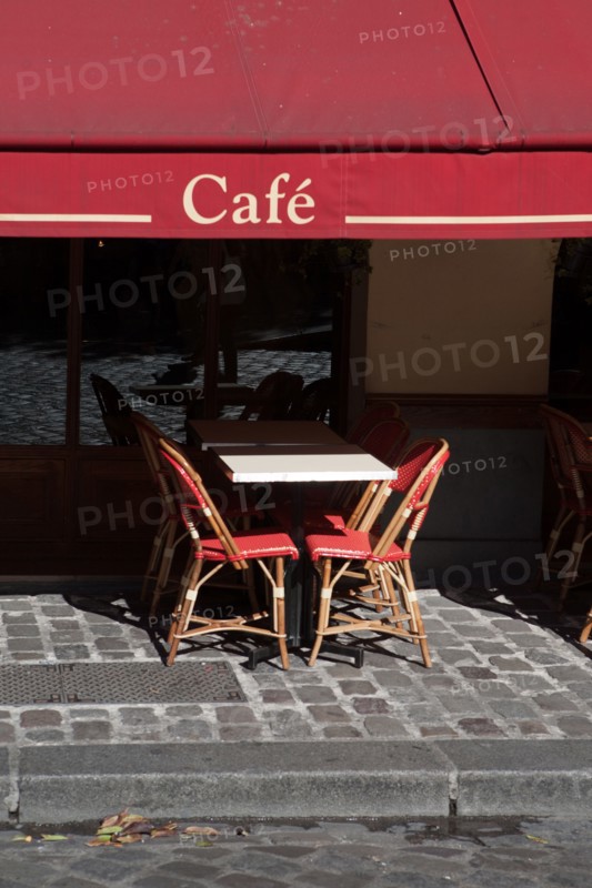 France, Région Ile de France, Paris 18e arrondissement, Montmartre, Place du Tertre, terrasses
