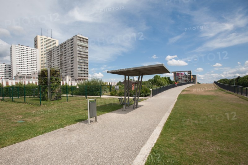 France, Région Ile de France, Seine Saint Denis, Bagnolet, Parc Départemental Jean Moulin, la Grande Traverse