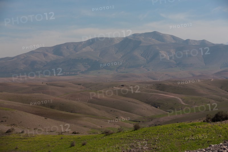 Afrique du nord, Maroc, Marrakech, pied du Haut Atlas, route d'Amizmiz, en direction de Sidi Brahim,