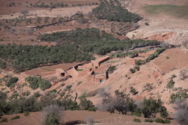 Marrakech,  pied du Haut Atlas