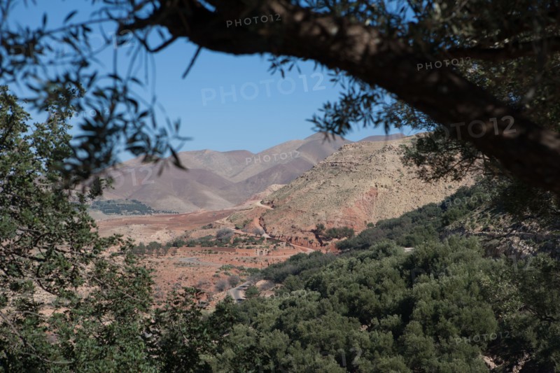 Marrakech,  pied du Haut Atlas