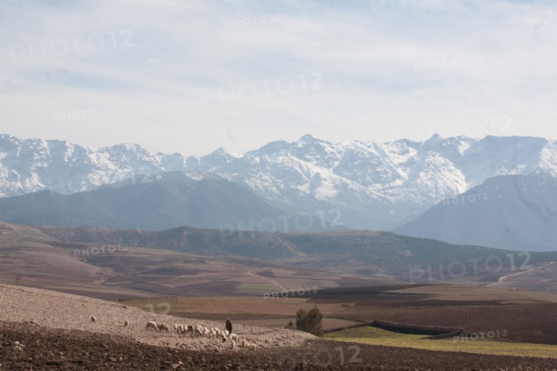Marrakech,  pied du Haut Atlas