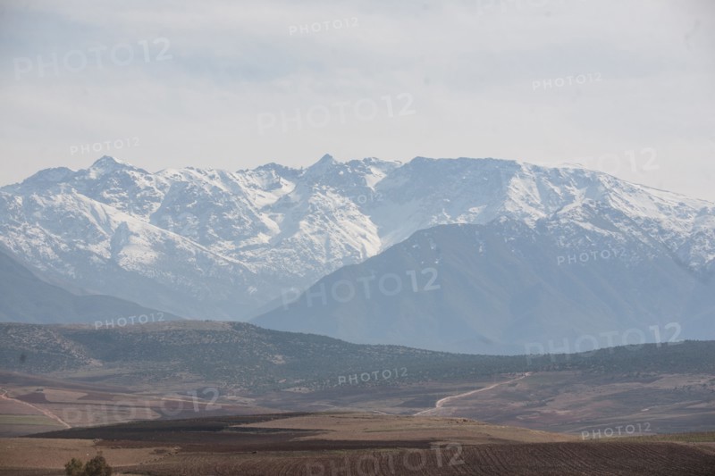 Marrakech,  pied du Haut Atlas