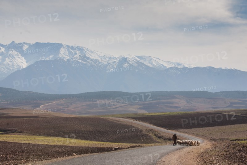 Marrakech,  pied du Haut Atlas