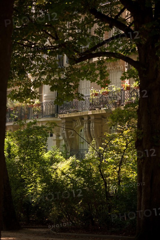 Tour Eiffel, Arriere D'Immeubles de la rue De Suffren