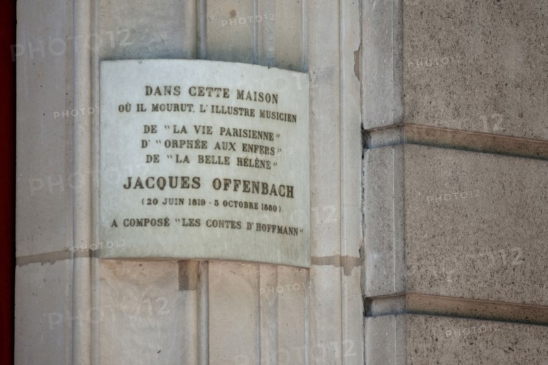 8 boulevard des Capucines, Immeuble Ou Habita Jacques Offenbach