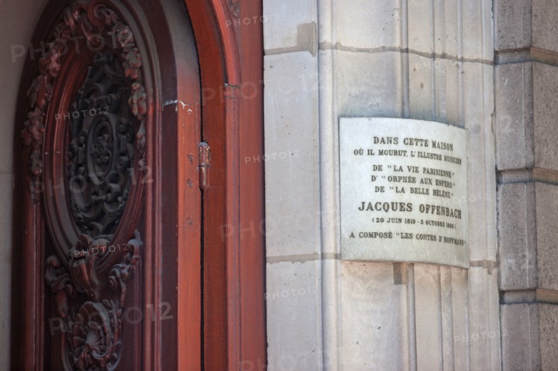 8 boulevard des Capucines, Building where Jacques Offenbach lived