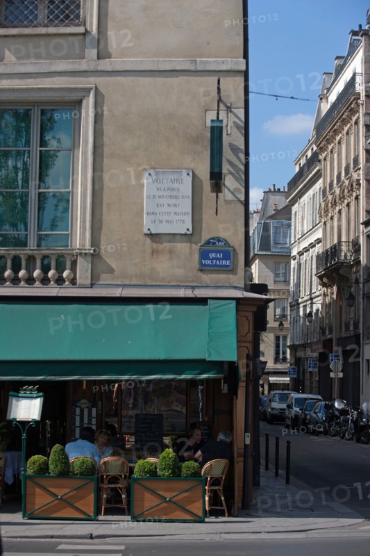 Plaque In Memory Of Voltaire's Death